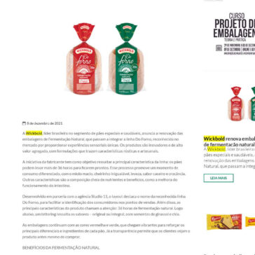 Wickbold renova embalagens dos pães de fermentação natural – Clube da Embalagem