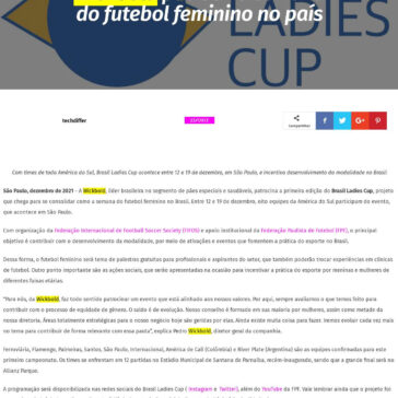 Wickbold patrocina semana do futebol feminino no país – Reticências