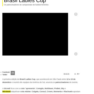 Brasil Ladies Cup – Clube de Criação