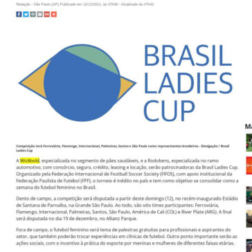 Wickbold e Rodobens fecham patrocínio à Brasil Ladies Cup – Máquina do Esporte