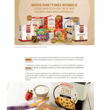 Com panettones zero açúcar, com castanhas e até da Turma da Mônica, Wickbold cria opção para toda a família – Jornal de Brasília