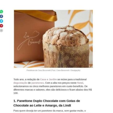 5 panetones com ótimo custo-benefício para economizar no Natal – Casa e Jardim