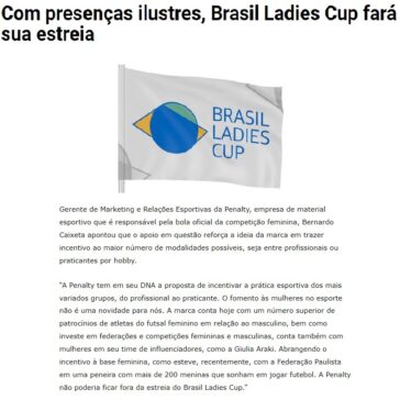 Com presenças ilustres, Brasil Ladies Cup fará sua estreia – Futebol Latino