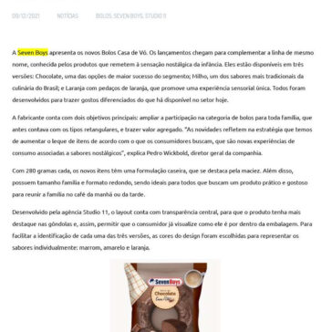 Seven Boys apresenta novos bolos redondos – EmbalagemMarca