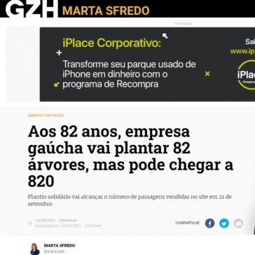 ​Aos 82 anos, empresa gaúcha vai plantar 82 árvores