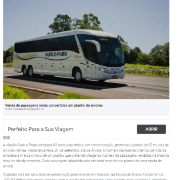 Ação reverte compra de passagem em plantio voluntário de árvores