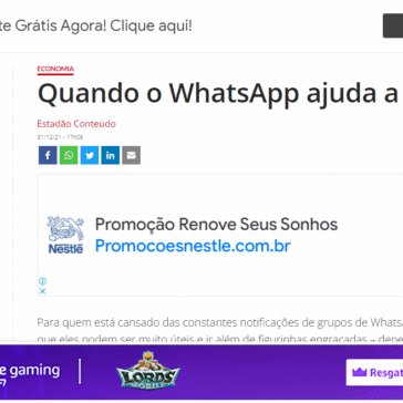 Quando o WhatsApp ajuda a salvar vidas