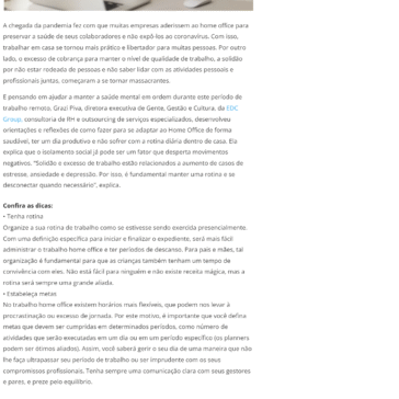 Home Office: Saiba como manter a saúde mental e a boa produtividade