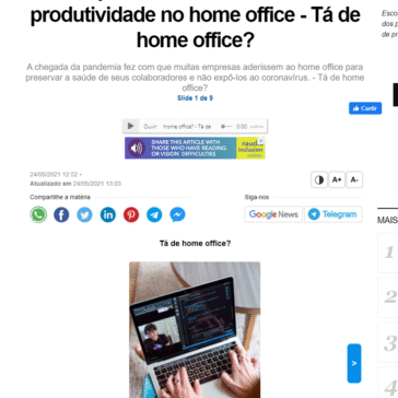 Dicas para manter saúde mental e produtividade no home office – Tá de home office?