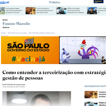 Como entender a terceirização com estratégia na gestão de pessoas