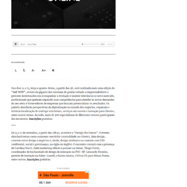 SAP NOW, Data Universe, certificação digital & Muito Mais
