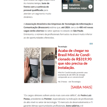 Ligado em tecnologia? Aqui tem vagas de estagiários a cargos sêniores