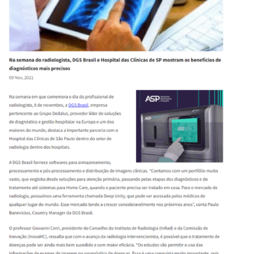 Transformação digital na radiologia traz mais eficácia na jornada do paciente