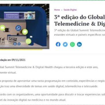 Portal Altavistanews: 3ª edição do Global Summit Telemedicine & Digital Health