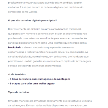 Por que o investidor não pode viver sem carteiras de criptomoedas