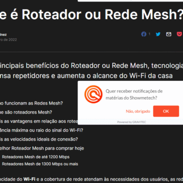 O que é Roteador ou Rede Mesh?