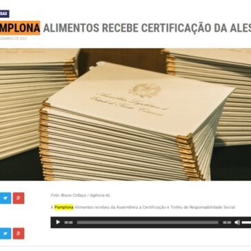 Pamplona Alimentos recebe certificação da ALESC – Grupo de Comunicação Difusora (GCD)