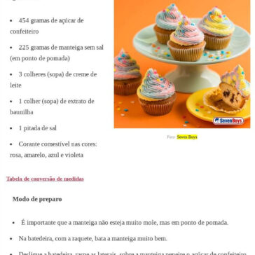 Receita de Adoleta Arco-Íris – Comida e Receitas