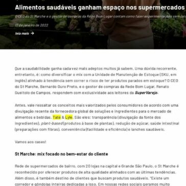 Alimentos saudáveis ganham espaço nos supermercados – Super Varejo