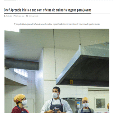 Chef Aprendiz inicia o ano com oficina de culinária vegana para jovens – Jornalwebdigital