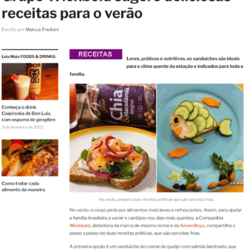 Grupo Wickbold sugere deliciosas receitas para o verão – Crazykiwi