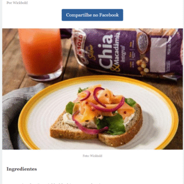 Receita de Sanduíche de creme de queijo com salmão laminado – Comida e Receitas