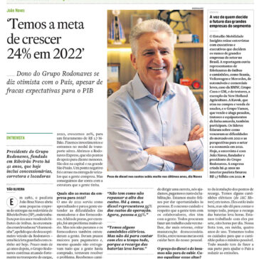 ‘Temos a meta de crescer 24% em 2022’ – O Estado de S. Paulo