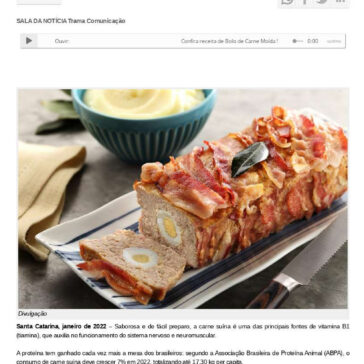 Confira receita de Bolo de Carne Moída Suína da Pamplona – AB Notícia News