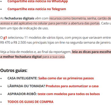 Como escolher uma fechadura digital