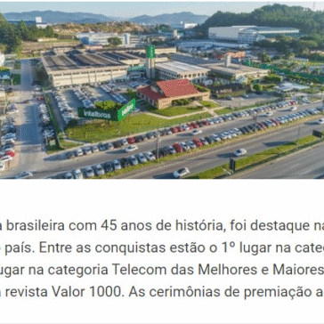 Intelbras É Destaque Nas Principais Premiações De Negócios Do País