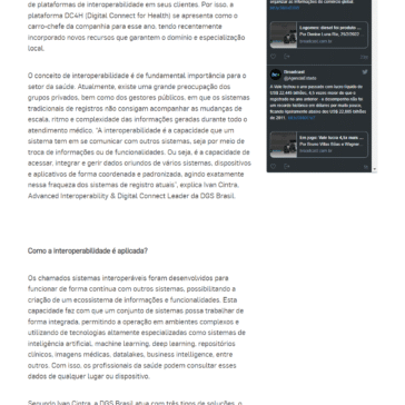 DGS Brasil aposta na integração de sistemas com plataforma de interoperabilidade