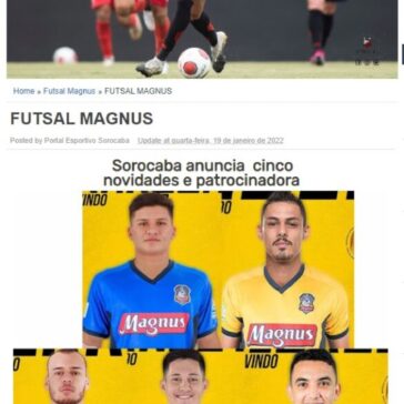 Futsal Magnus – Portal Esportivo Regional