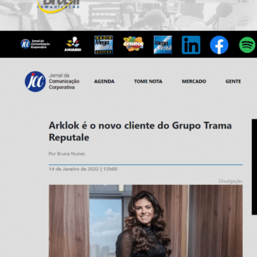 Arklok é o novo cliente do Grupo Trama Reputale