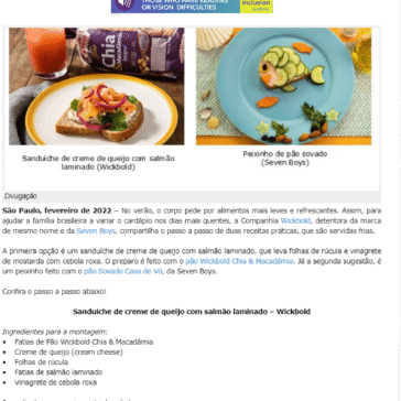 Grupo Wickbold sugere receitas para o verão – Regional Express MG