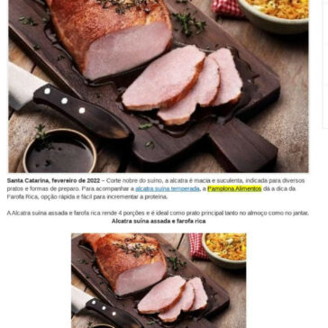 Aprenda a fazer alcatra suína temperada Pamplona acompanhada de farofa rica – Sala da Notícia