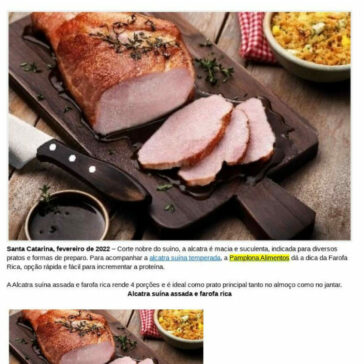 Aprenda a fazer alcatra suína temperada Pamplona acompanhada de farofa rica – RIO PRETO NEWS