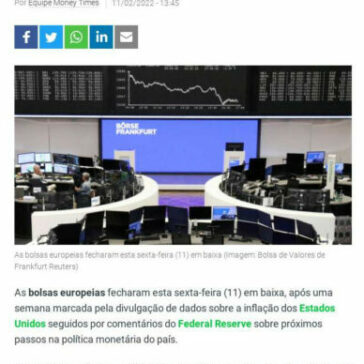 Bolsas europeias fecham em baixa digerindo Fed e resultados corporativos – Money Times
