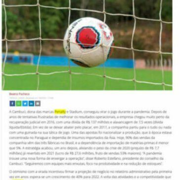 Cambuci, dono da marca Penalty, segue tática única para alavancar as vendas em 53%