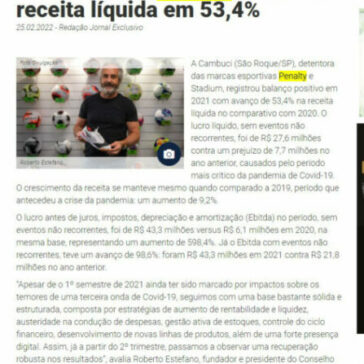 Fabricante da Penalty aumenta receita líquida em 53,4% – Exclusivo!