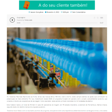 Grupo Raymundo da Fonte investe em ações de sustentabilidade e recicla 5,6 mil toneladas de plástico