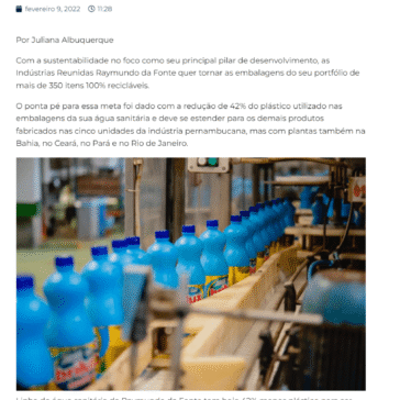 Raymundo da Fonte quer tornar produtos 100% recicláveis