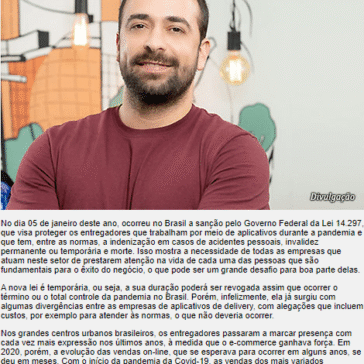 O delivery nosso de cada dia com a Lei 14.297