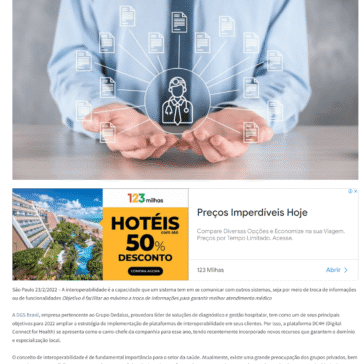 DGS Brasil aposta na integração de sistemas com plataforma de interoperabilidade