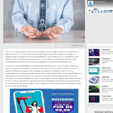 DGS Brasil aposta na integração de sistemas com plataforma de interoperabilidade