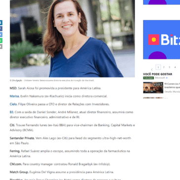 Alto Escalão: Visa Brasil com líder de inovação