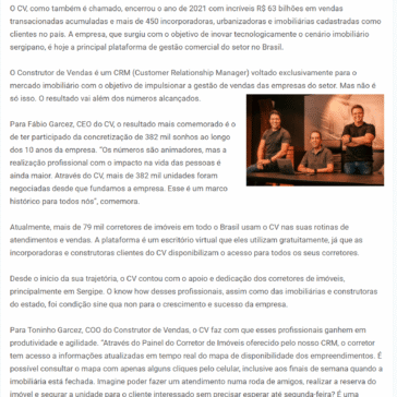 ESPECIAL – Empresa sergipana de tecnologia encerra 2021 com R$ 63 bilhões em vendas transacionadas