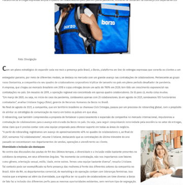Borzo avança em contratações no Brasil em período desafiador