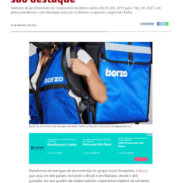 Delivery: Borzo triplica contratações no País e mulheres são destaque