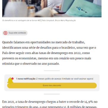 Os benefícios e as vantagens de se tornar MEI