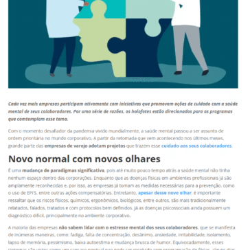 O impacto da saúde mental no universo corporativo